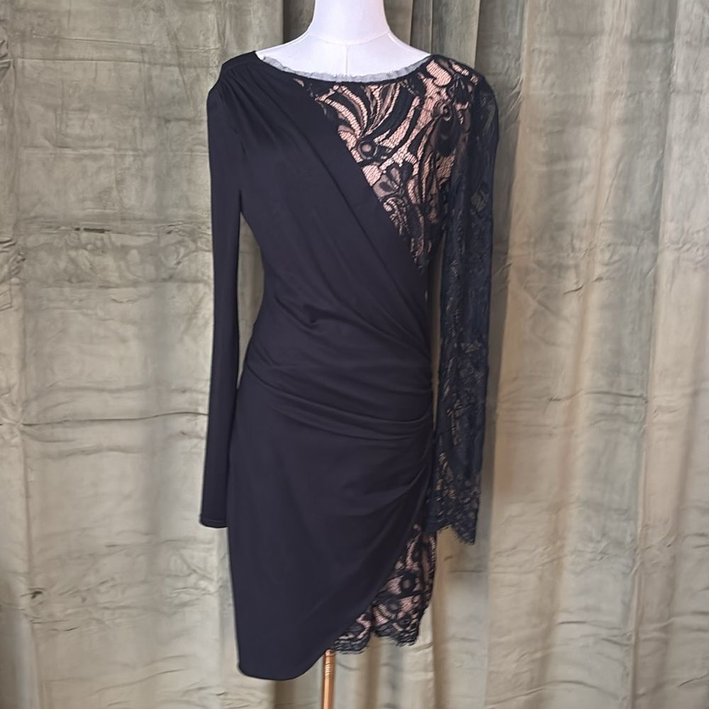 Emilio Pucci Black Lace Dress, US10 - Picture 6 of 14